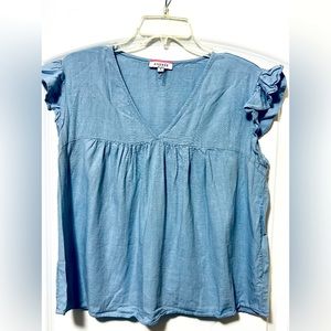 Andree by Unit Linen Blend Women’s Top size Large